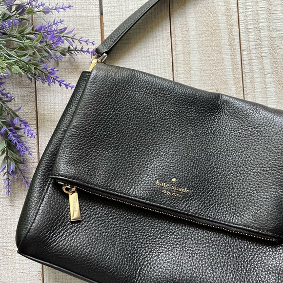 kate spade Handbags - Kate Spade Leila Black Leather Bag